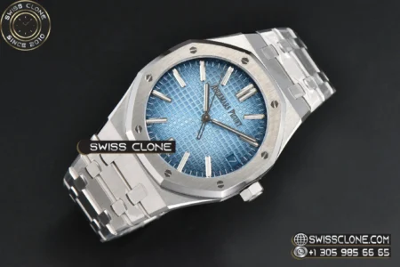 Audemars Piguet Royal Oak 15510 41mm ’50th Anniversary’ Ice Blue Dial High Resolution View