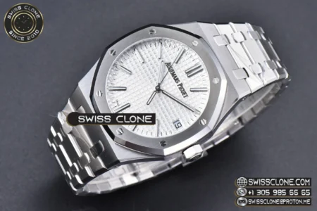 Audemars Piguet Royal Oak 15510 50th Anniversary White Dial 41mm High Resolution View