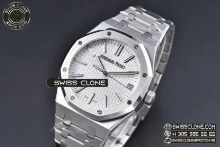 Audemars Piguet Royal Oak 15510 50th Anniversary White Dial 41mm High Resolution View