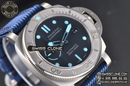 Panerai PAM985 Mike Horn Submersible Titanium 47mm Black Dial Nylon P9010 High Resolution View