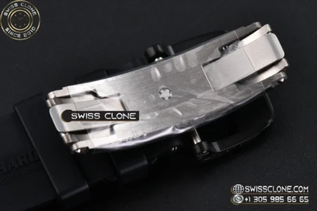 Richard Mille RM055 Ceramic 42.7mm Black Bezel Red Skeleton Dial Red Crown on Black Rubber RMUL2 High Resolution View