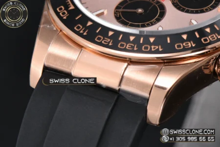 Rolex Daytona 126515 40mm UFO Black Bezel Black Subdial Black Oysterflex UF4131(Free Sprung) High Resolution View