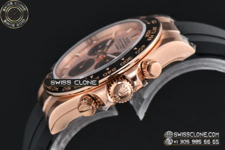 Rolex Daytona 126515 40mm UFO Black Bezel Black Subdial Black Oysterflex UF4131(Free Sprung) High Resolution View
