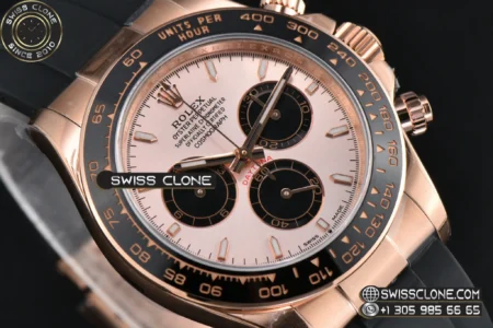 Rolex Daytona 126515 40mm UFO Black Bezel Black Subdial Black Oysterflex UF4131(Free Sprung) High Resolution View