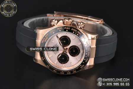 Rolex Daytona 126515 40mm UFO Black Bezel Black Subdial Black Oysterflex UF4131(Free Sprung) High Resolution View
