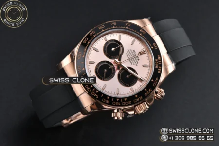 Rolex Daytona 126515 40mm UFO Black Bezel Black Subdial Black Oysterflex UF4131(Free Sprung) High Resolution View