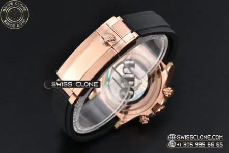 Rolex Daytona 126515 40mm UFO Black Bezel Black Subdial Black Oysterflex UF4131(Free Sprung) High Resolution View