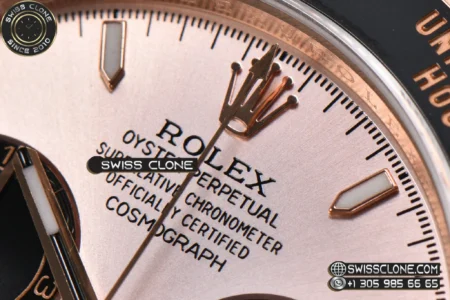 Rolex Daytona 126515 40mm UFO Black Bezel Black Subdial Black Oysterflex UF4131(Free Sprung) High Resolution View