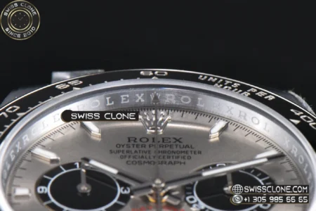 Rolex Daytona 126519 40mm UFO Gray Black Subdial Oysterflex UF4131(Free Sprung) High Resolution View