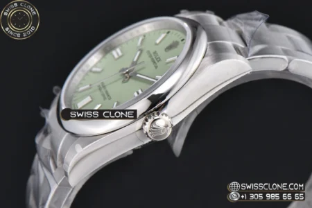 Rolex Oyster Perpetual 36mm 126000 316L Pistachio Green Dial SH3132 High Resolution View