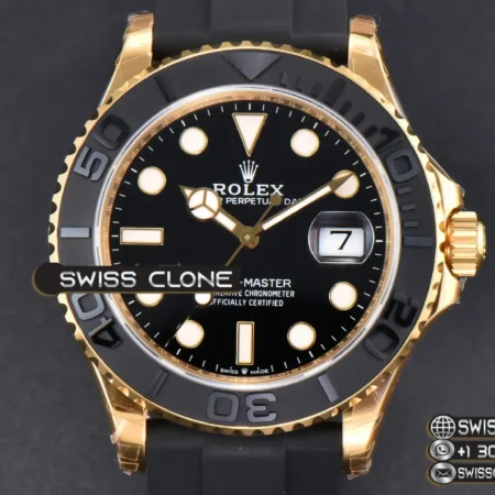 Rolex Yacht 226658 42mm YG Ceramic Black Dial (VSF) High Resolution View