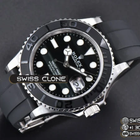 Rolex Yacht 226659 42mm 3D Black Ceramic Bezel Falcon’s Eye Dial Oysterflex VR3235 High Resolution View