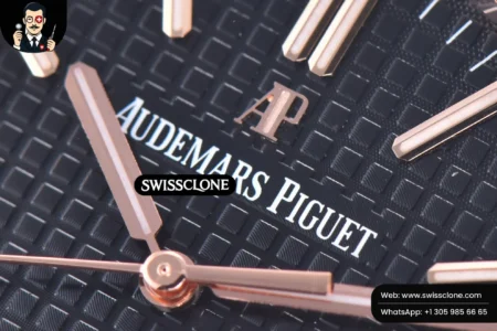Audemars Piguet Royal Oak 15400 JF Black Dial Black Leather MY9015 High Resolution View