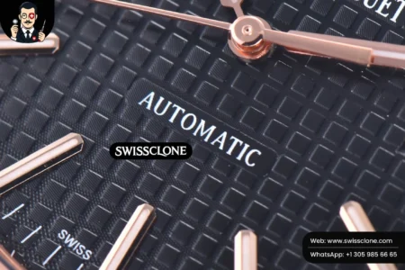 Audemars Piguet Royal Oak 15400 JF Black Dial Black Leather MY9015 High Resolution View