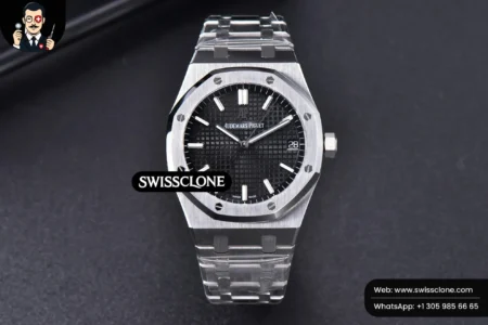 Audemars Piguet Royal Oak 15500 OMF 41mm Black Textured Dial 9015 High Resolution View