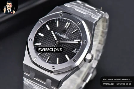 Audemars Piguet Royal Oak 15500 OMF 41mm Black Textured Dial 9015 High Resolution View
