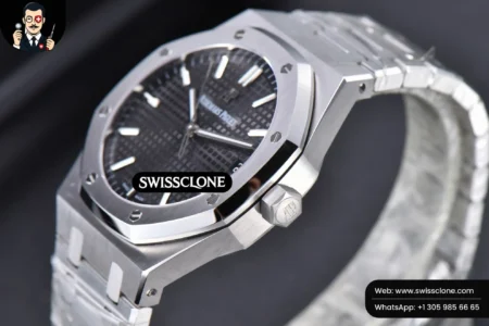 Audemars Piguet Royal Oak 15500 OMF 41mm Black Textured Dial 9015 High Resolution View
