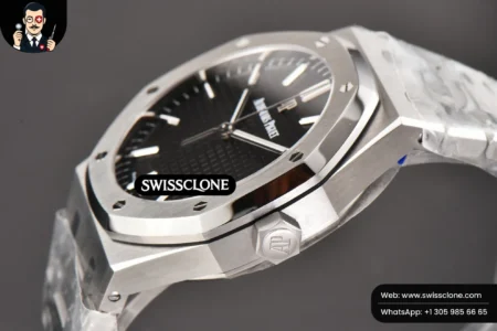 Audemars Piguet Royal Oak 15500 41mm Black Textured Dial High Resolution View