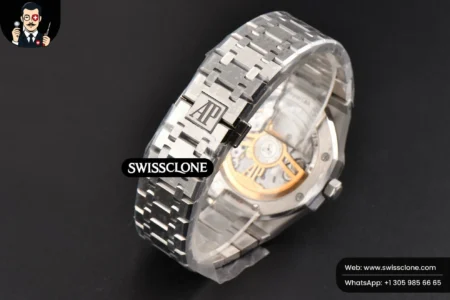 Audemars Piguet Royal Oak 15500 41mm Black Textured Dial High Resolution View
