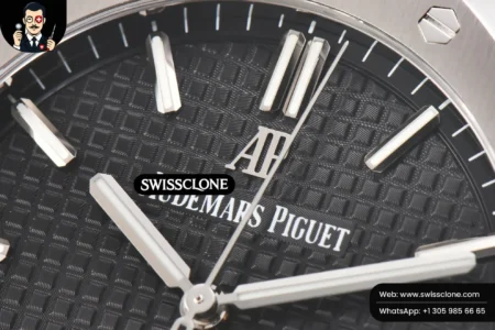 Audemars Piguet Royal Oak 15500 41mm Black Textured Dial High Resolution View