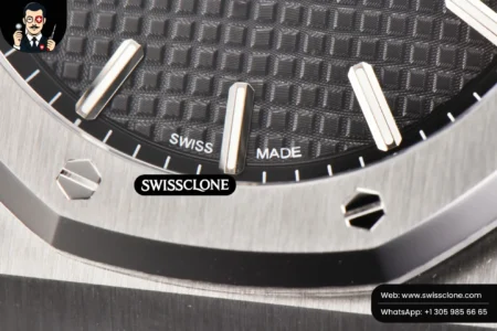 Audemars Piguet Royal Oak 15500 41mm Black Textured Dial High Resolution View