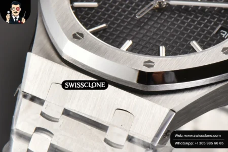 Audemars Piguet Royal Oak 15500 41mm Black Textured Dial High Resolution View