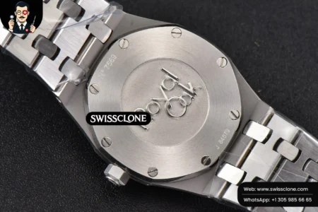 Audemars Piguet Royal Oak Ladies 33mm 8F Diamond Black Dial Quartz High Resolution View
