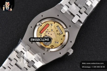 Audemars Piguet Royal Oak Ladies 33mm 8F Diamond Black Dial Quartz High Resolution View