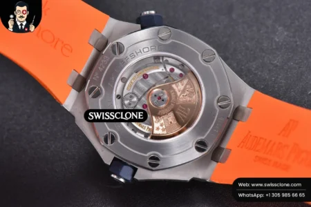 Audemars Piguet Royal Oak Offshore Diver 15710 Orange JF 42mm Orange Rubber High Resolution View