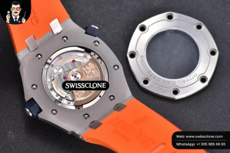 Audemars Piguet Royal Oak Offshore Diver 15710 Orange JF 42mm Orange Rubber High Resolution View
