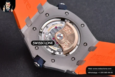 Audemars Piguet Royal Oak Offshore Diver 15710 Orange JF 42mm Orange Rubber High Resolution View