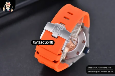 Audemars Piguet Royal Oak Offshore Diver 15710 Orange JF 42mm Orange Rubber High Resolution View