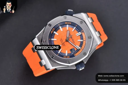 Audemars Piguet Royal Oak Offshore Diver 15710 Orange JF 42mm Orange Rubber High Resolution View