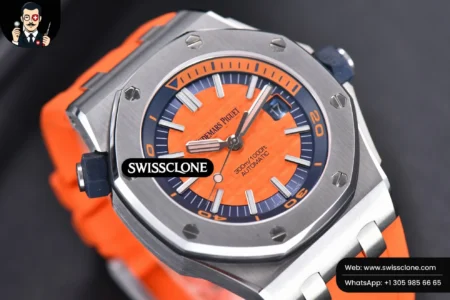 Audemars Piguet Royal Oak Offshore Diver 15710 Orange JF 42mm Orange Rubber High Resolution View