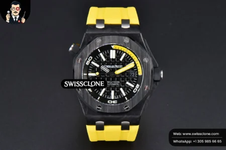 Audemars Piguet Royal Oak Offshore Diver 42mm IPF Black/Yellow Dial Yellow Rubber MY9015 High Resolution View
