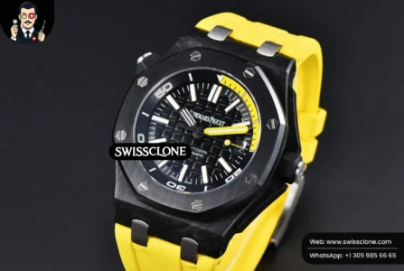 Audemars Piguet Royal Oak Offshore Diver 42mm IPF Black/Yellow Dial Yellow Rubber MY9015 High Resolution View