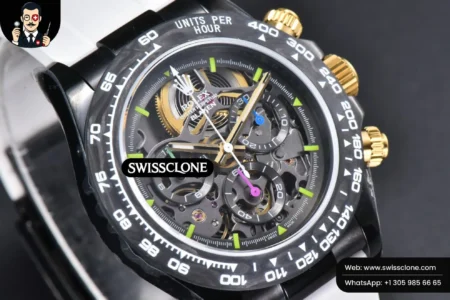 Daytona PVD Carbon SA4130 Super Clone - 12