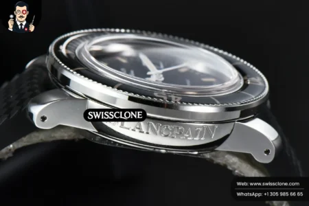 Rolex Blancpain Fifty Fathoms 5008B Barakuda 40mm GSF Black Dial Black Rubber High Resolution View
