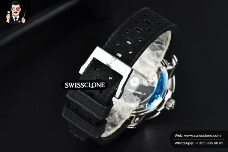 Rolex Blancpain Fifty Fathoms 5008B Barakuda 40mm GSF Black Dial Black Rubber High Resolution View