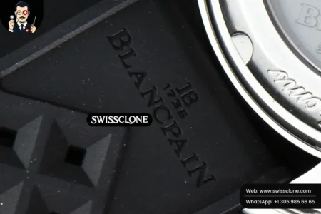 Rolex Blancpain Fifty Fathoms 5008B Barakuda 40mm GSF Black Dial Black Rubber High Resolution View