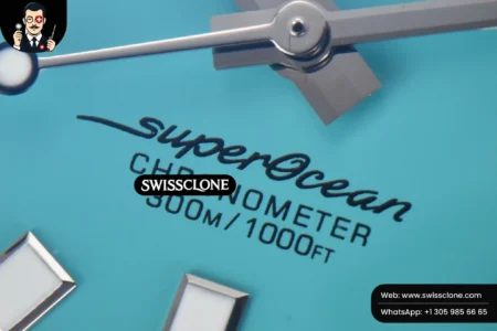 Breitling SuperOcean 44mm TF Tiffany Blue/White Dial High Resolution View