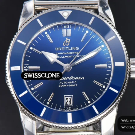 Breitling SuperOcean Heritage II GF 42mm Blue Dial Blue Bezel High Resolution View