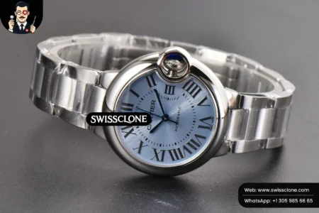 Cartier Ballon Bleu 33mm AF Ice Blue Dial High Resolution View