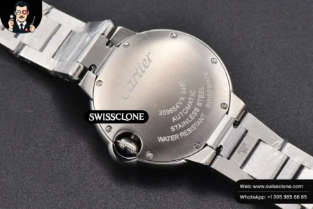 Cartier Ballon Bleu 33mm AF Ice Blue Dial High Resolution View