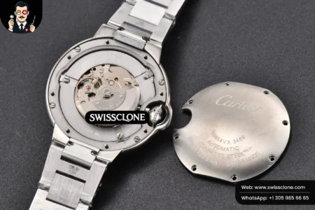 Cartier Ballon Bleu 33mm AF Ice Blue Dial High Resolution View