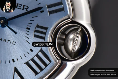 Cartier Ballon Bleu 33mm AF Ice Blue Dial High Resolution View