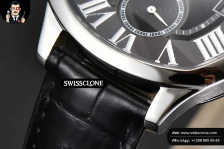 Cartier Drive De Cartier 40mm Black Dial Black Leather High Resolution View