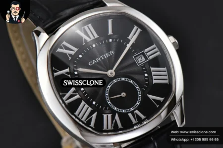 Cartier Drive De Cartier 40mm Black Dial Black Leather High Resolution View