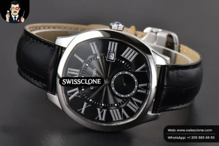 Cartier Drive De Cartier 40mm Black Dial Black Leather High Resolution View