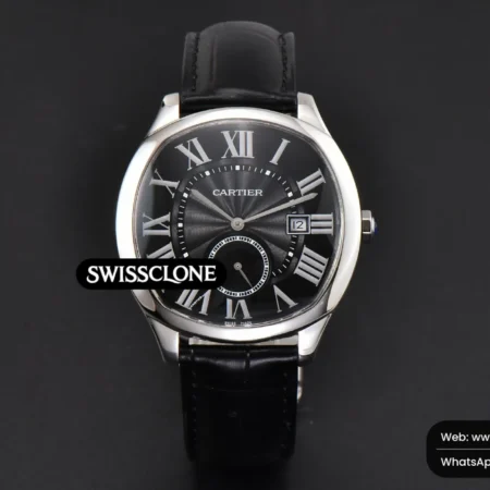 Cartier Drive De Cartier 40mm Black Dial Black Leather High Resolution View